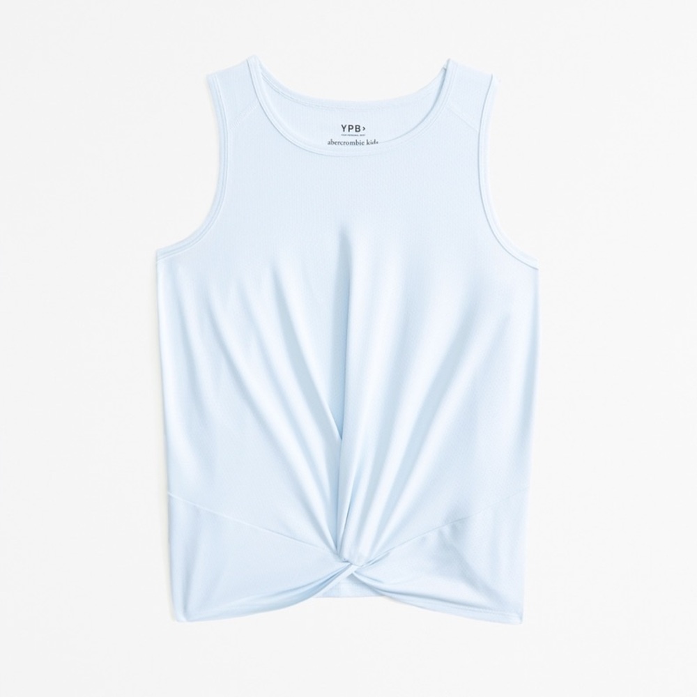 Abercrombie Light Blue Twist Front Tank [17/18]